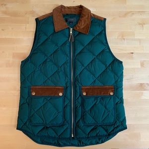 J.Crew Excursion Vest with Corduroy Trim